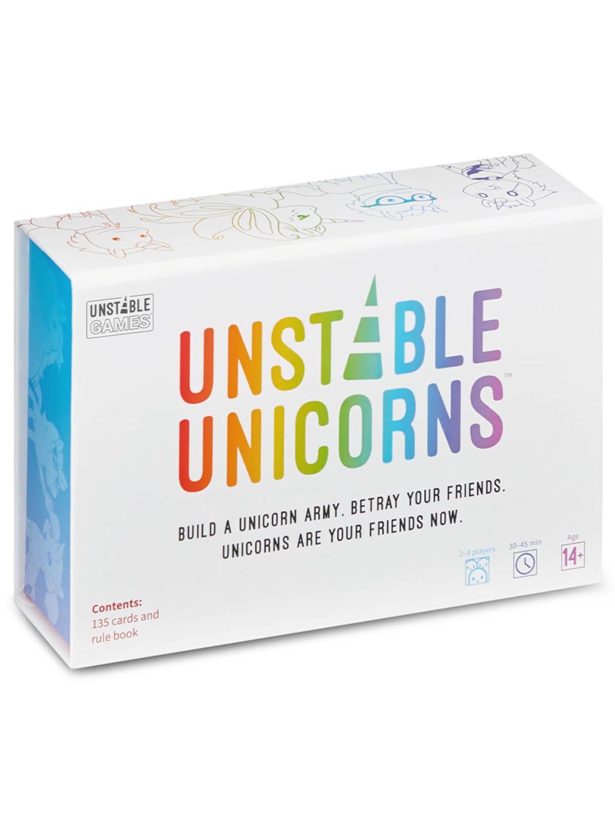Unstable Games Unstable Unicorns Card Game - Strategy Party Game for 2-8 Players, Ages 8 and Up - Funny Family Game Night Card Game from the Creators of Here to Slay
