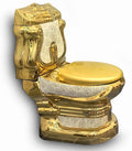 Golden Toilet One Piece Toilet Super Hotel Bathroom Pumping Household Personality Creative Ceramic Toilet,