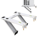 Window Air Conditioner Support Bracket with 2 Arms Heavy Duty AC Support for Window Unit Install kit Up to 200 lbs Hold 5000-22000BTU Unit Window AC Mount
