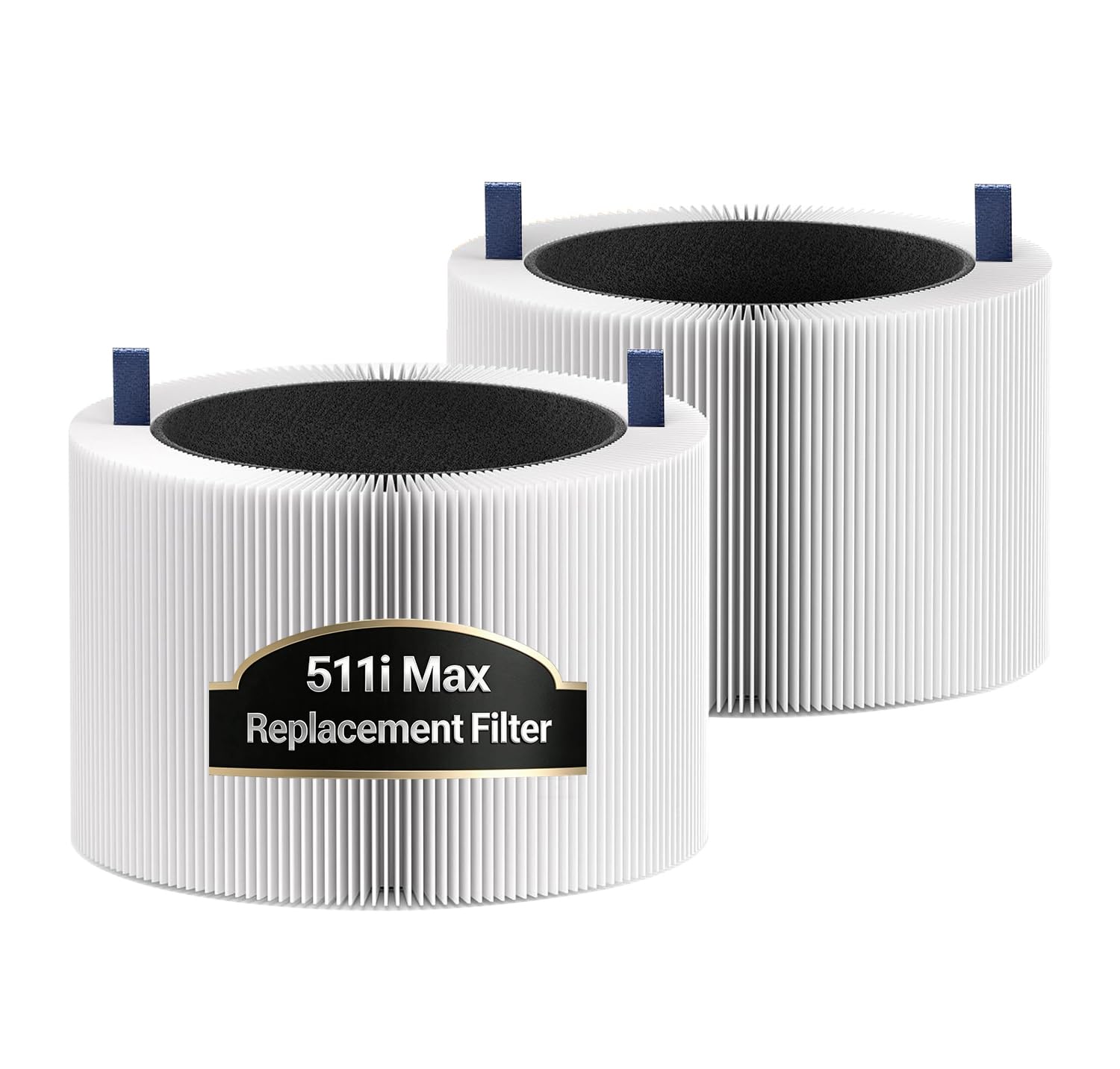 511i Max Replacement Filter Compatible with Blueair Blue Pure 511i Max Filter F5MAX Air Purifier with H13 True HEPA and Activated Carbon Restores Performance Cleaner and Fresher Air 2 Pack