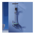Shower System, Bathroom Shower Faucet Set with LED Digital Display Shower Fixtures 4 Functions Shower Set with Rain Shower Head, Handheld Shower Head, Tub Spout