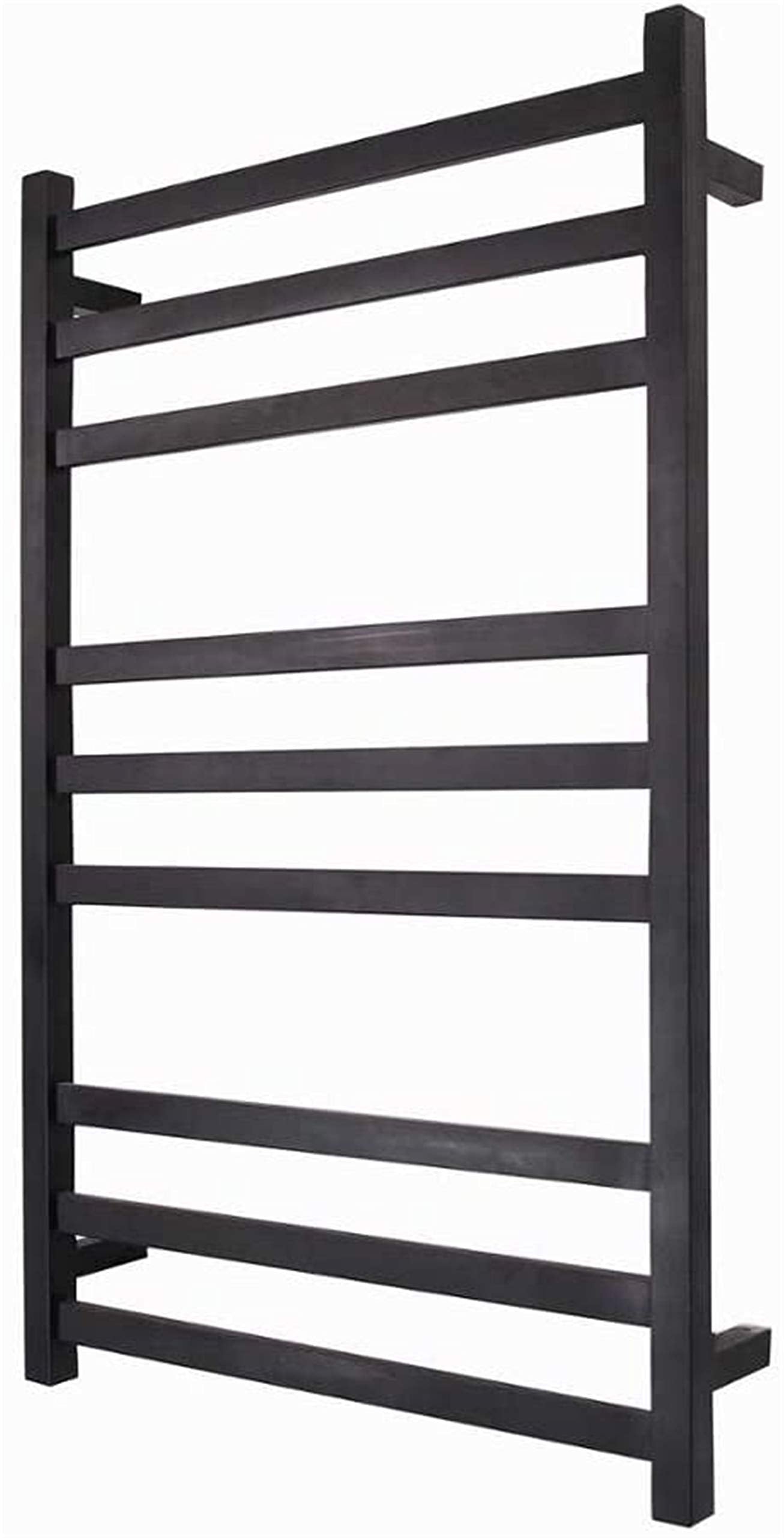 Bathroom Wall Heater Electric Towel Drying Rack for Bathroom Electric Towel Rail Hot Towel Warmer for Bath Hardwired Heated Drying Rack Matte Black 90w HardWire (Size : HardWire ()