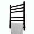 Towel Heater Wall Mounted Towel Warmer Plug-in Straight Home Bathroom 7 Bar Stainless Steel Space Saving Heated Drying Racks
