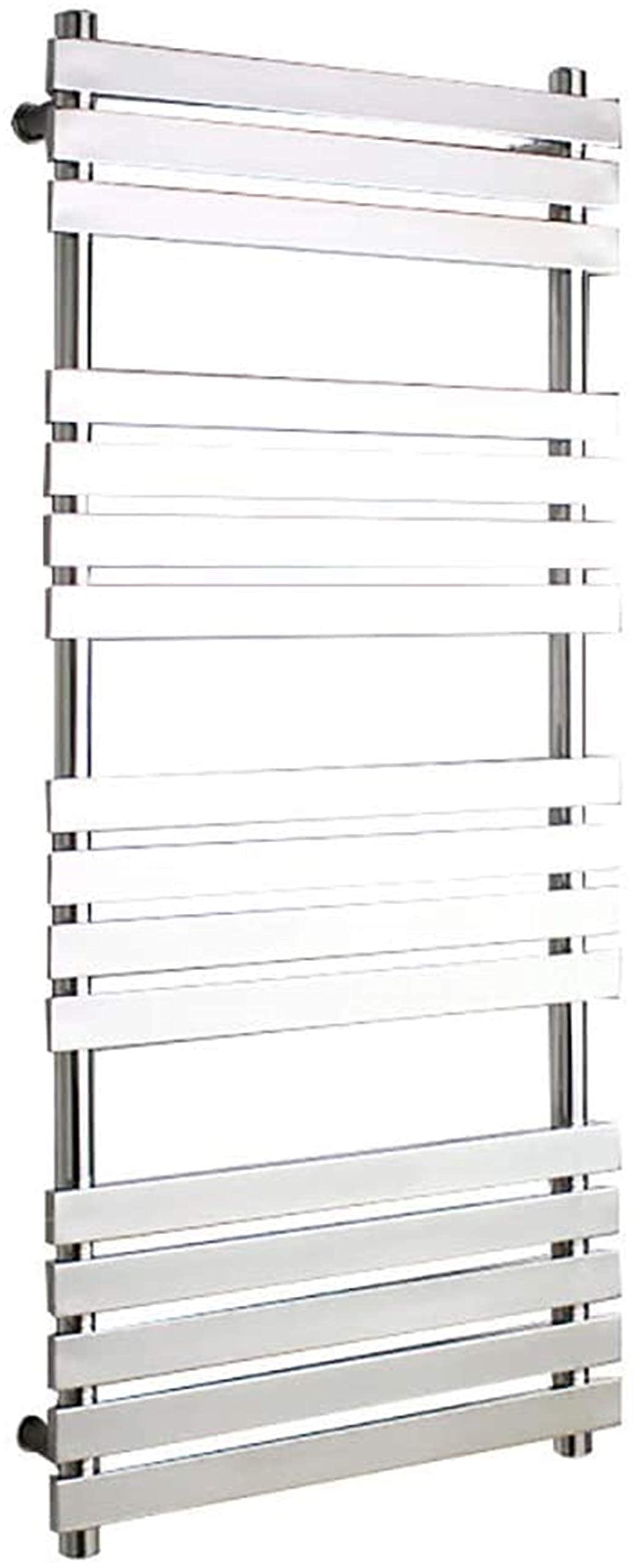 LUNEZY Heated Towel Rail Rails Heated Towel Warmer, Electric Towel Drying Rack, Home Bathroom Hotel Wall Mounted Hot Towel Warmer Stainless Steel Towel Heater, 45.6" × 20.4" (Size : Plugi