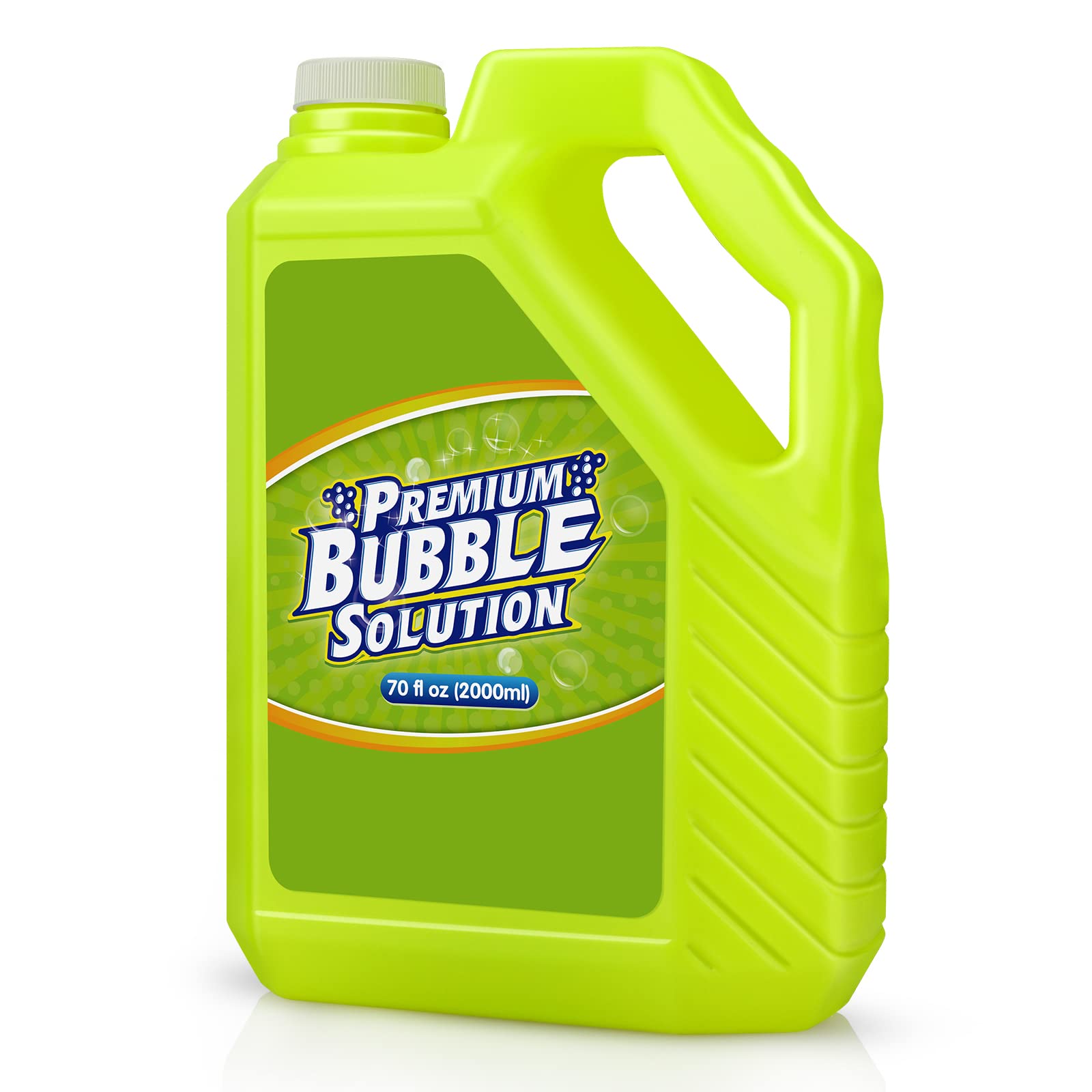 Bubble Solution Refill - 70 OZ Premium Bubbles Refill for Bubble Machine, Wand, Gun, Blower at Easter, Valentine Bubbles Party Favors - Toy Bubbles for Kids Toddlers Boys Girls