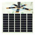 40 Pcs Ceiling Fan Filters for Blades, Fan Air Purifier Pads with Activated Coconut Shell Carbon, Universal Easy Stick Ceiling Fans Filter Fit for Common Household Office Contaminants