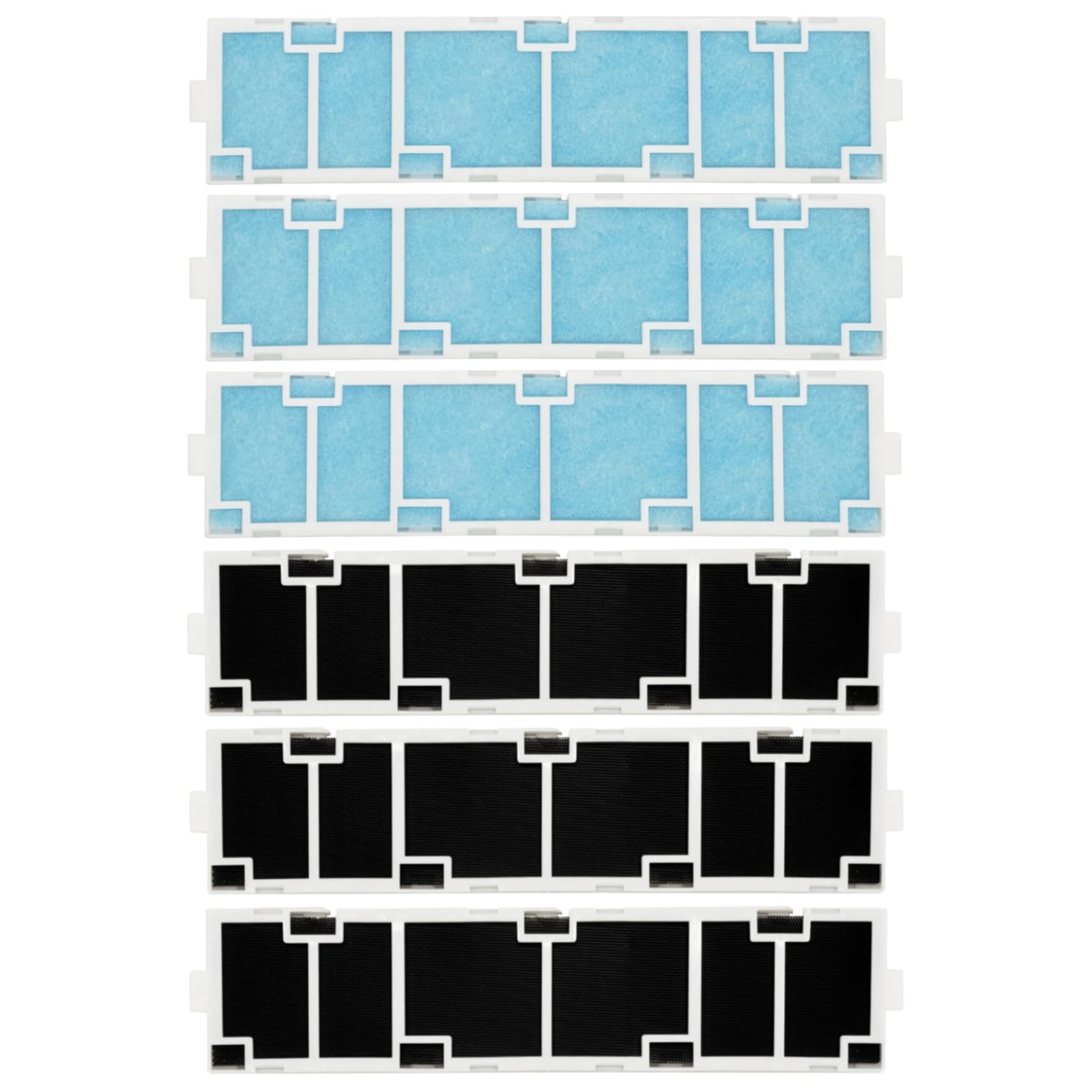 6 Pack MAC-2330FT-E MAC-3000FT-E Filter Bundle for Mitsubishi Electric MAC-2330FT-E and MAC-3000FT-E Air Conditioner, Anti-Allergy, Included Enzyme and Deodorizing Filters Frames