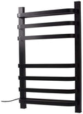 Bathroom Wall Heater Intelligent Constant Temperature Towel Warmer, Wall Mounted Bending Drying Electric Towel Rack, Bathroom Aluminum Alloy Rack