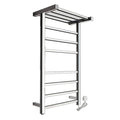 Towel Warmer/Towel Warmer Drying Rack, 304 Stainless Steel Electric Heated Towel Rail Radiator, Wall-Mounted Intelligent Heated Towel Rack for Bathroom, 450X600x110mm,Plug in (Plug in One Size)