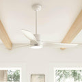 Hunter 60" Bolsa Indoor Ceiling Fan with LED Light, Remote, Fresh White | SureSpeed high velocity airflow, 6-speed DC motor, and 3" downrod support large rooms, bedrooms, offices, or great rooms.