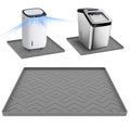 Portable Air Conditioner Silicone Mat with Raised Edges, 20''x20''x0.4'' – Waterproof Pad to Prevent Leaks & Floor Damage – Ideal for Ice Makers, Humidifiers, Mini Fridges & Electrical Appliances