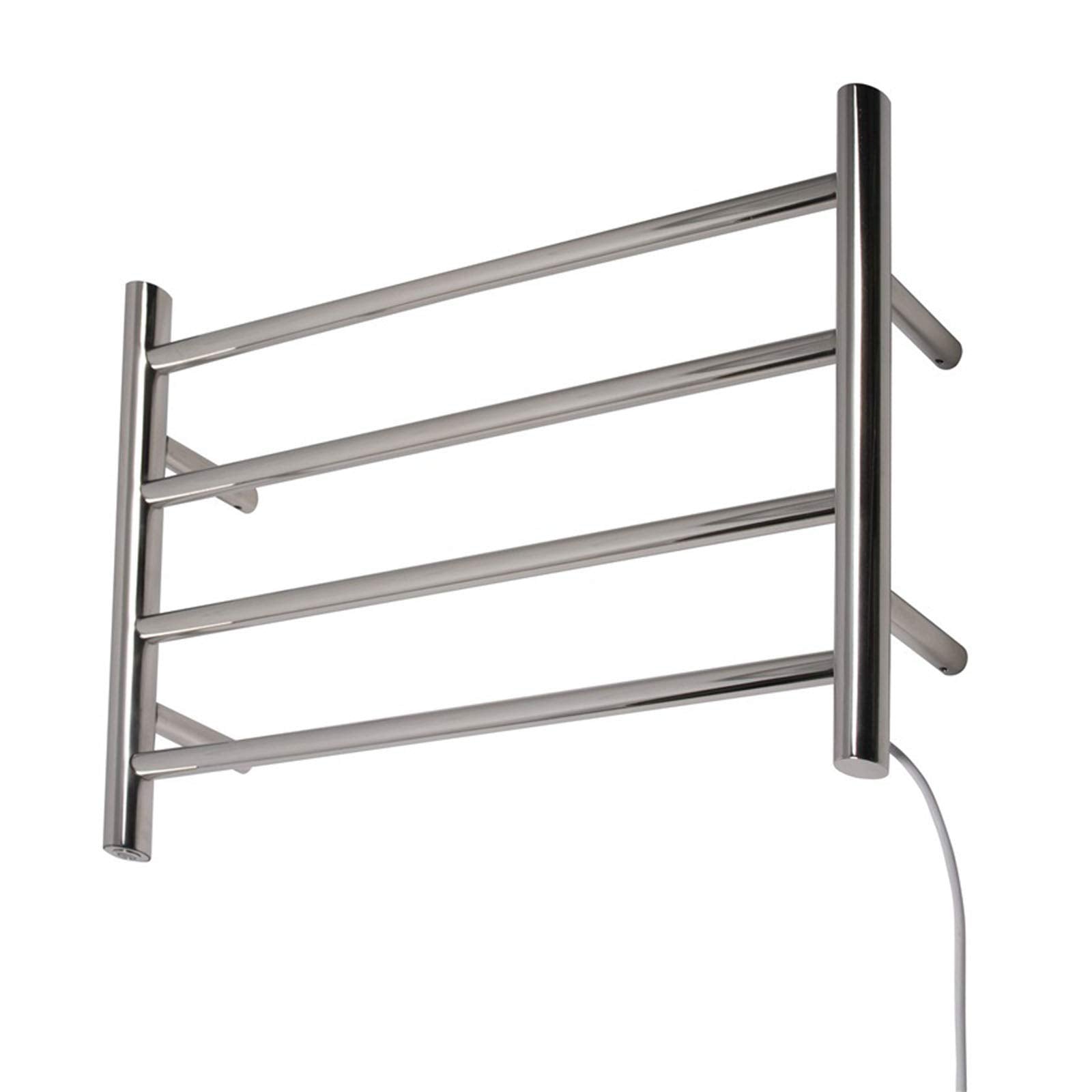 Wall-Mounted Towel Heater 304 Stainless Steel Drying Rack Electric Heated Towel Rail Bathroom Radiator 600W X 420H