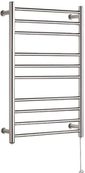 Heated Towel Rail Rails Towel Warmer Wall Mounted Electric Towel Warmer with Built-in Timer tat 10-Bars Electric Warming Towel Rack and Drying Rack for Home Bathroom Surfac