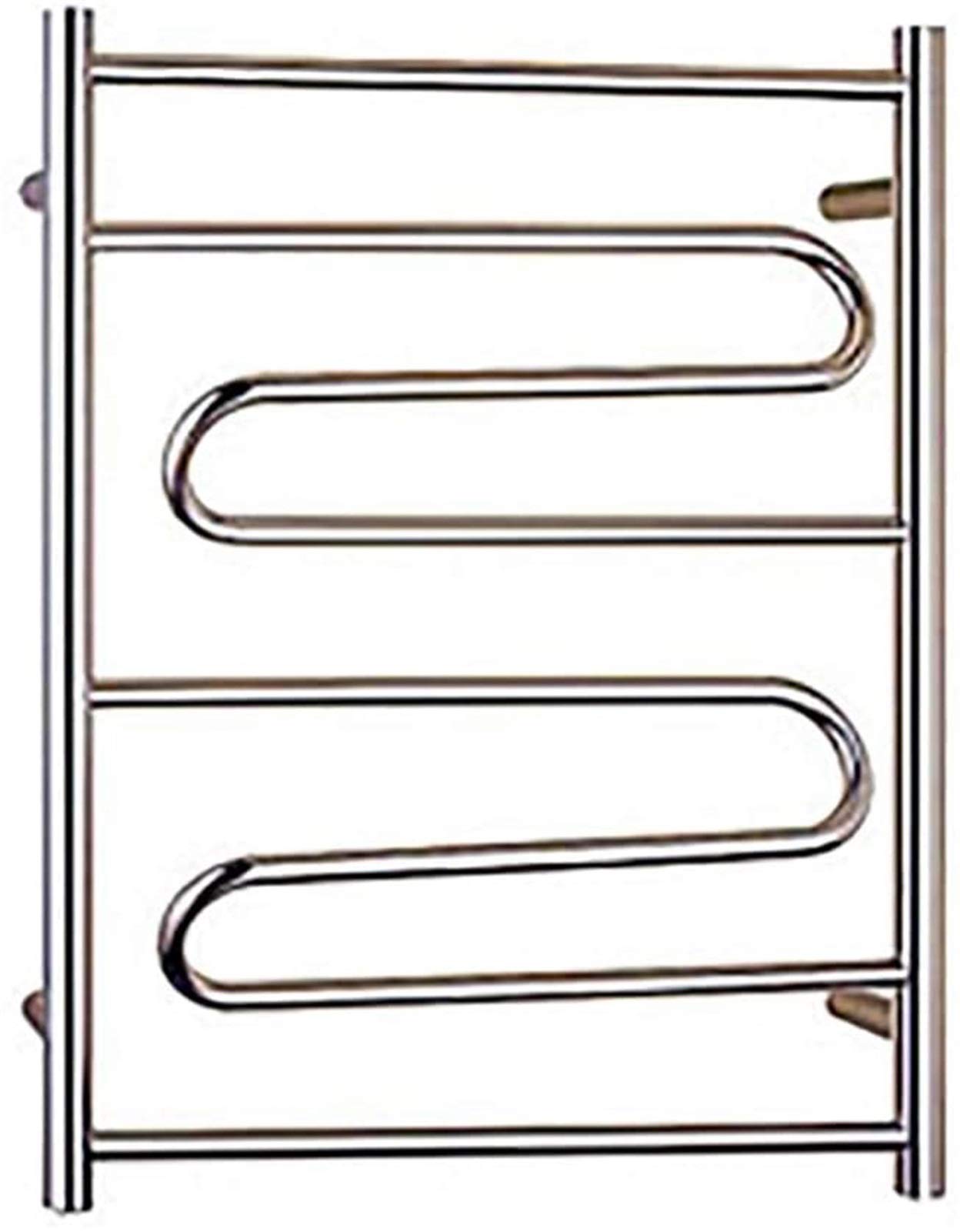 Bathroom Wall Heater Electric Towel Warmer Rack, Wall Mounted Heated Towel Bars, Metal Bathroom Dryer Rack for Clothes and Towels 31.5 X 22 X 4.82 Inch,Plugin