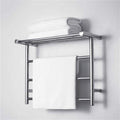Bathroom Wall Heater Towel Bar, Electric Towel Warmer, Wall Mounted Towel Warmer, Stainless Steel, 480 X 610 X 230Mm,Open Wire