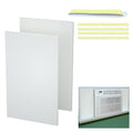 Window Air Conditioner, 2 Pieces of Surface Insulation EVA Board, 17 inches * 10 inches, Simple installation design, Summer/Winter Heat and Draft Insulating,Two-Piece Panels Window Seal EVA 2026