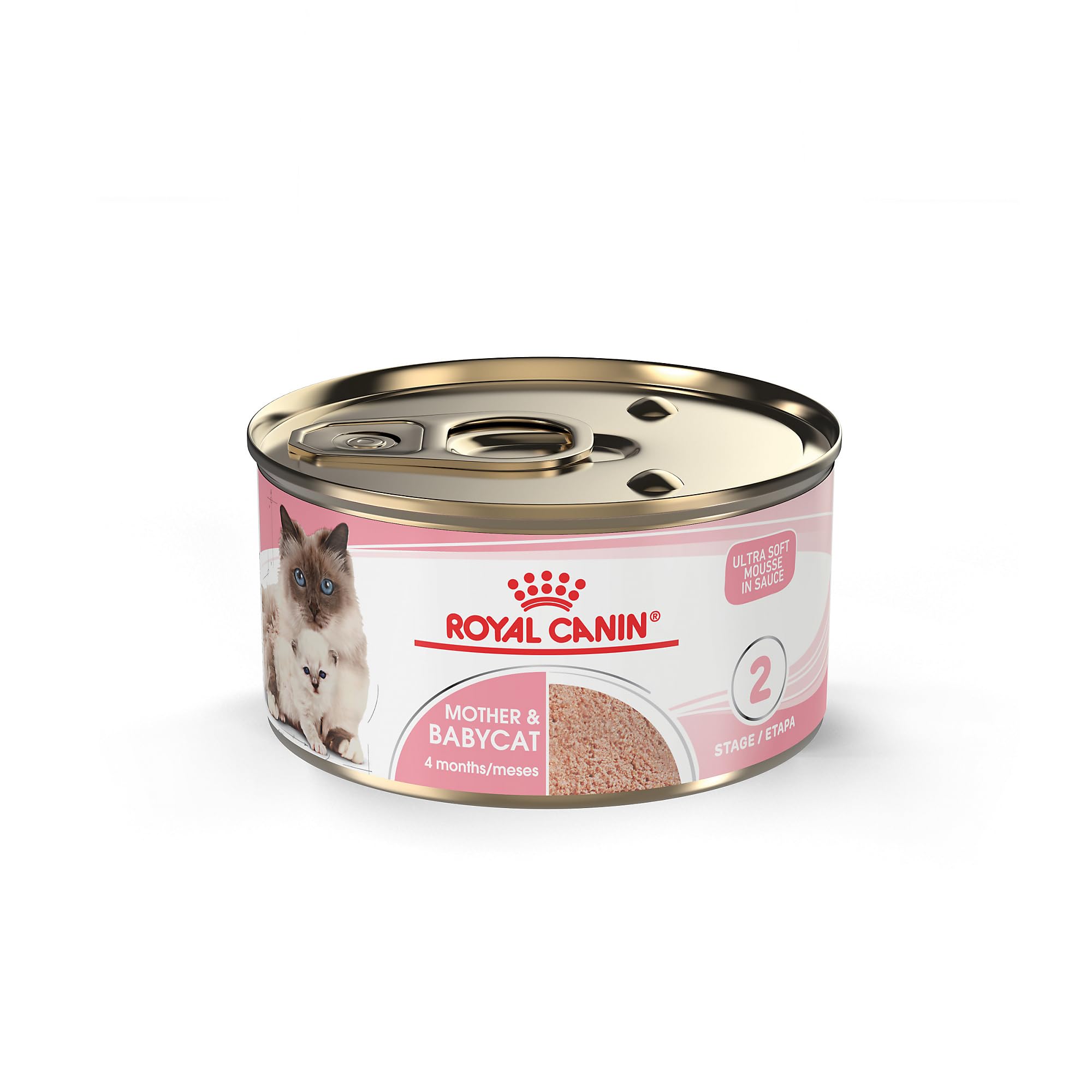 Royal Canin Feline Health Nutrition Mother & Babycat Queen Ultra Soft Mousse in Sauce Cat Food, 3 oz (Pack of 24)