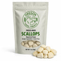 Oregon Trail Treats Freeze-Dried Scallops Dog & Cat Treats - Single Ingredient Premium Bay Scallops Grain Free 1 oz
