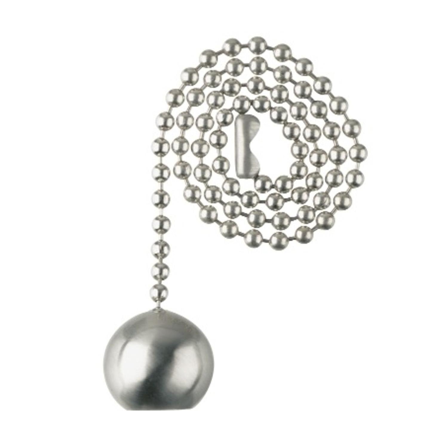 Westinghouse 77217 Decorative Pull Chain 12" Brushed Nickel