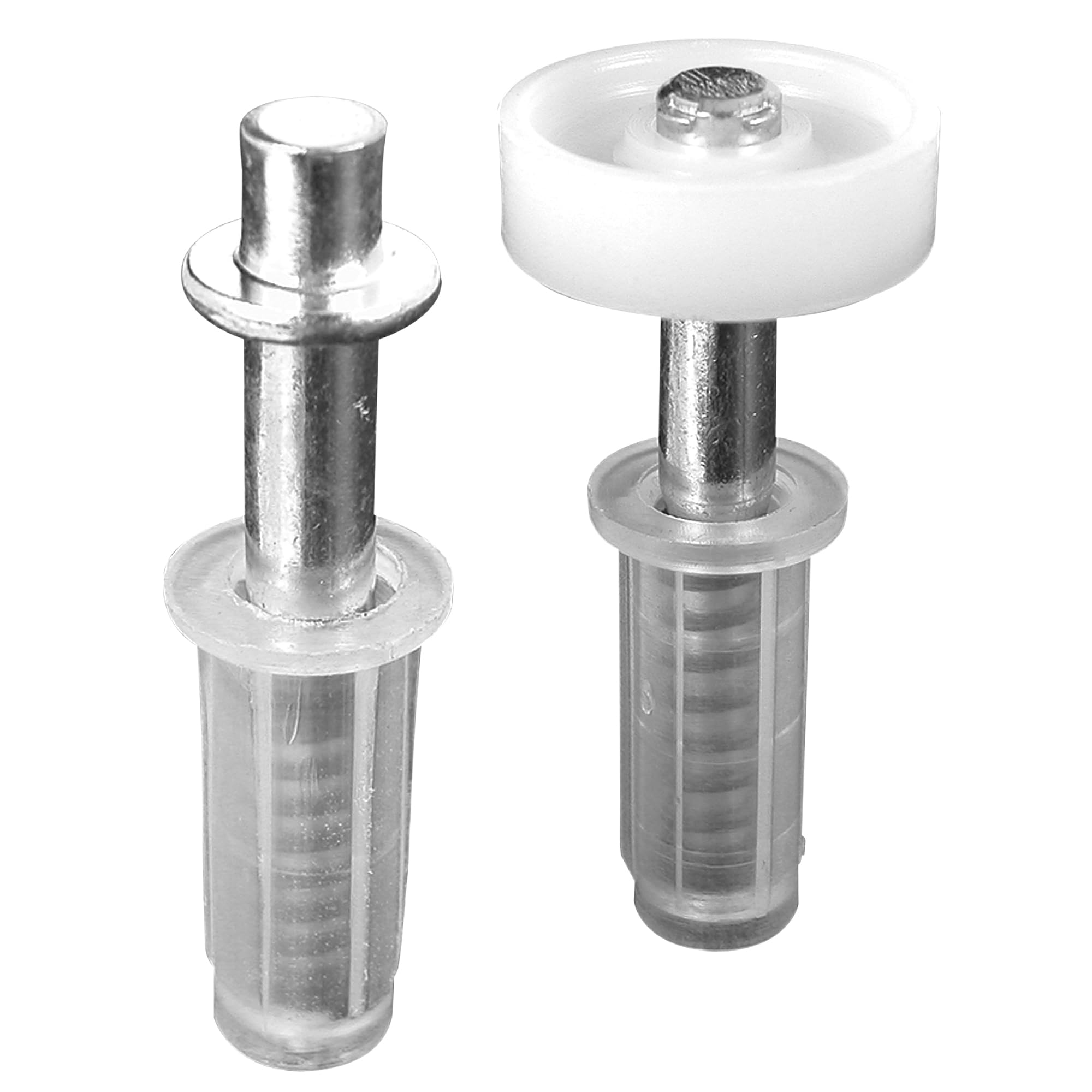 Prime-Line N 7266 Bi-Fold Door Top Pivot and Guide Wheel (2 Pack), Mill