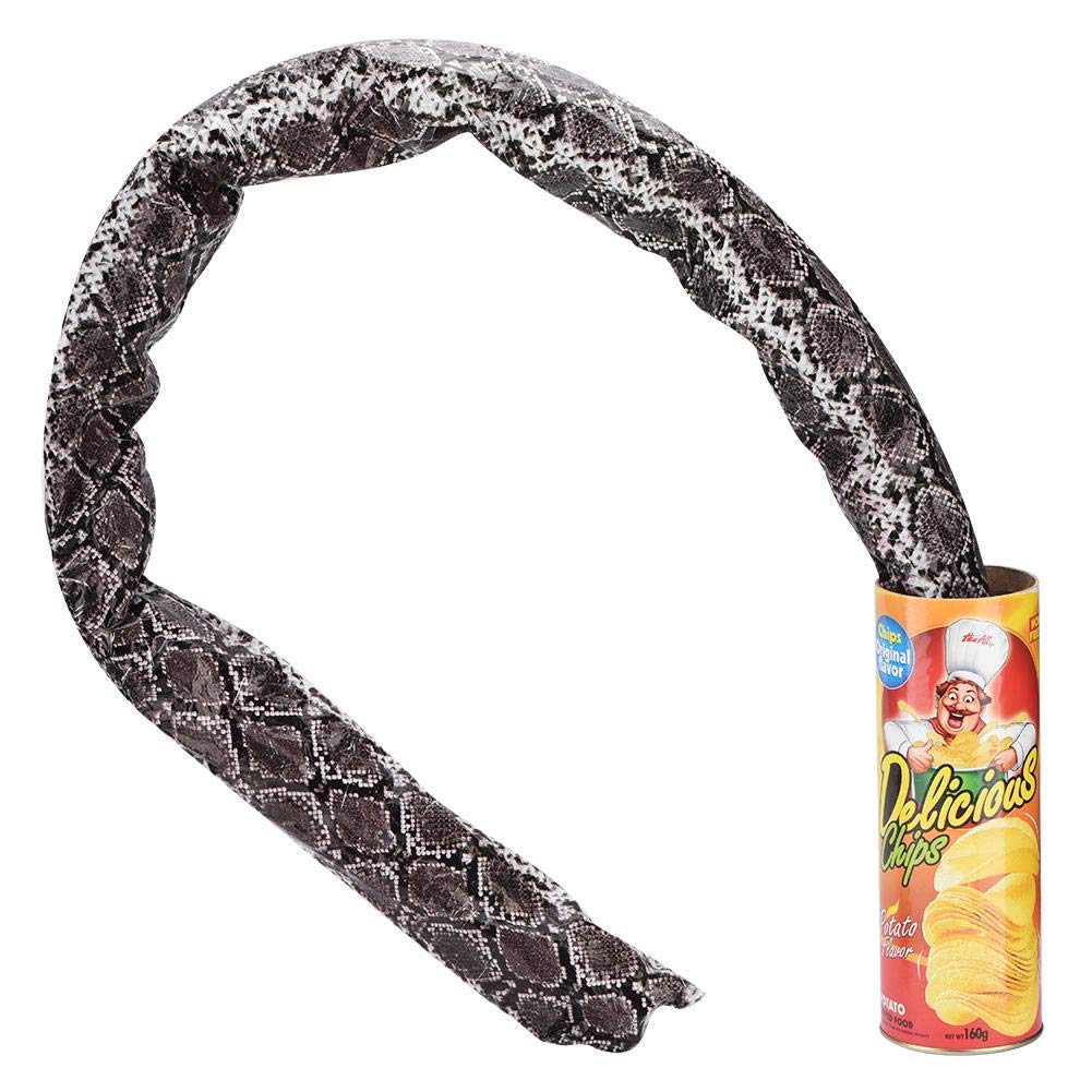 Novelty Snake Trick Toy Potato Chip Can Funny Pranks Joke Jump Pop Out Spring Party Supplies