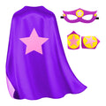 iROLEWIN Kids-Superhero-Cape and Mask for Boys-Girls Super-Hero-Costumes as Toddler Dress-up Toys Christmas Birthday Gifts