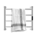 APUM Electric Towel Racks for Bathroom, Wall Mounted Home Intelligent Constant Temperature Heating Rod Plug-in Hardwired, Programmable Timer