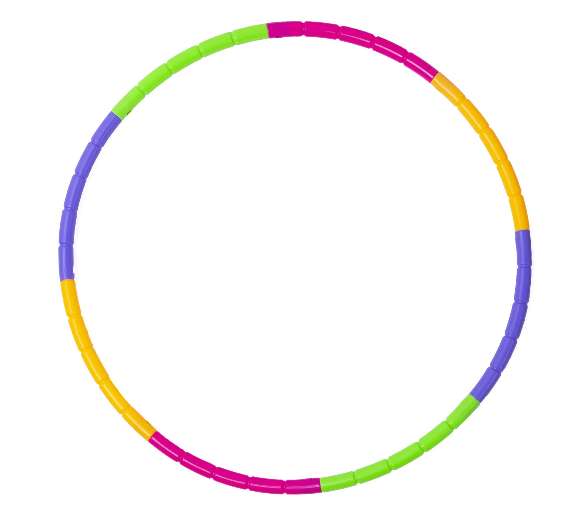 Kids Exercise Hoop Detachable & Size Adjustable Hoop Professional Ring for Kids Party Games