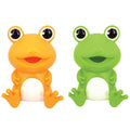 Baby Squeaky Toy Squeeze Party Favors Toys for Boys Novelty Toys & Amusements Screaming Rubber Gag Gifts Small Animal Toys Funny Dog Toys 6-8In Baby Sensory Toys 2PK(Squeeze Me Froggy 2PK)