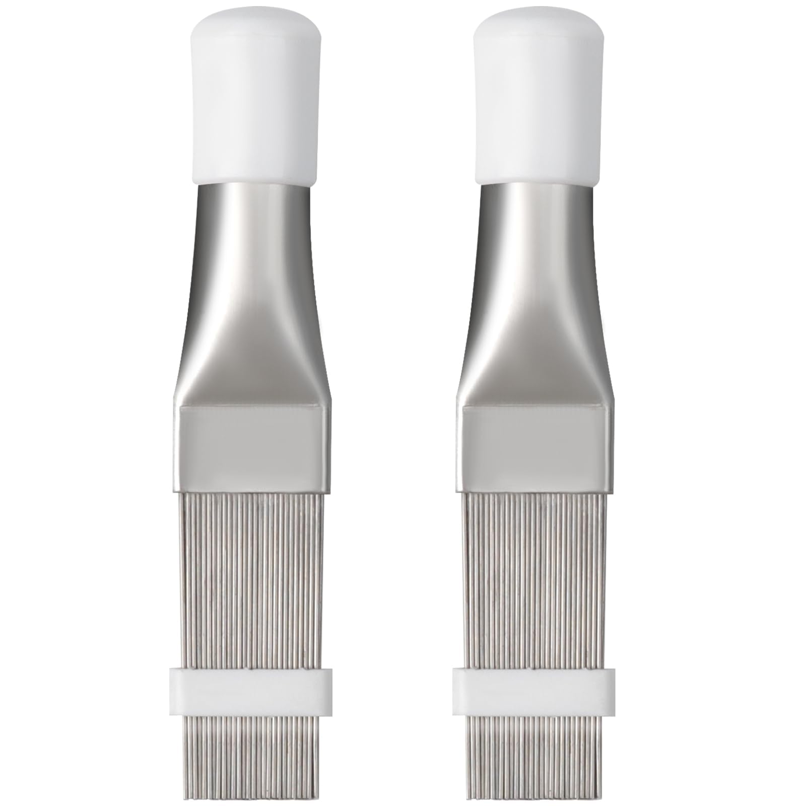 2PCS Air Conditioner Fin Straightener, Air Radiator Comb Tool, Coil Cleaner Brush Suitable for Cleaning and Maintenance of Aircondition Refrigerator Industrial Equipment Condenser Radiator