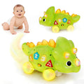 Dinosaur Baby Musical Toys for Toddlers, Dinosaur Tummy Time Toy with Musical for Baby 6-12 Month, Early Learning Educational Crawling Toys Gifts for Toddlers Ages 1-3.