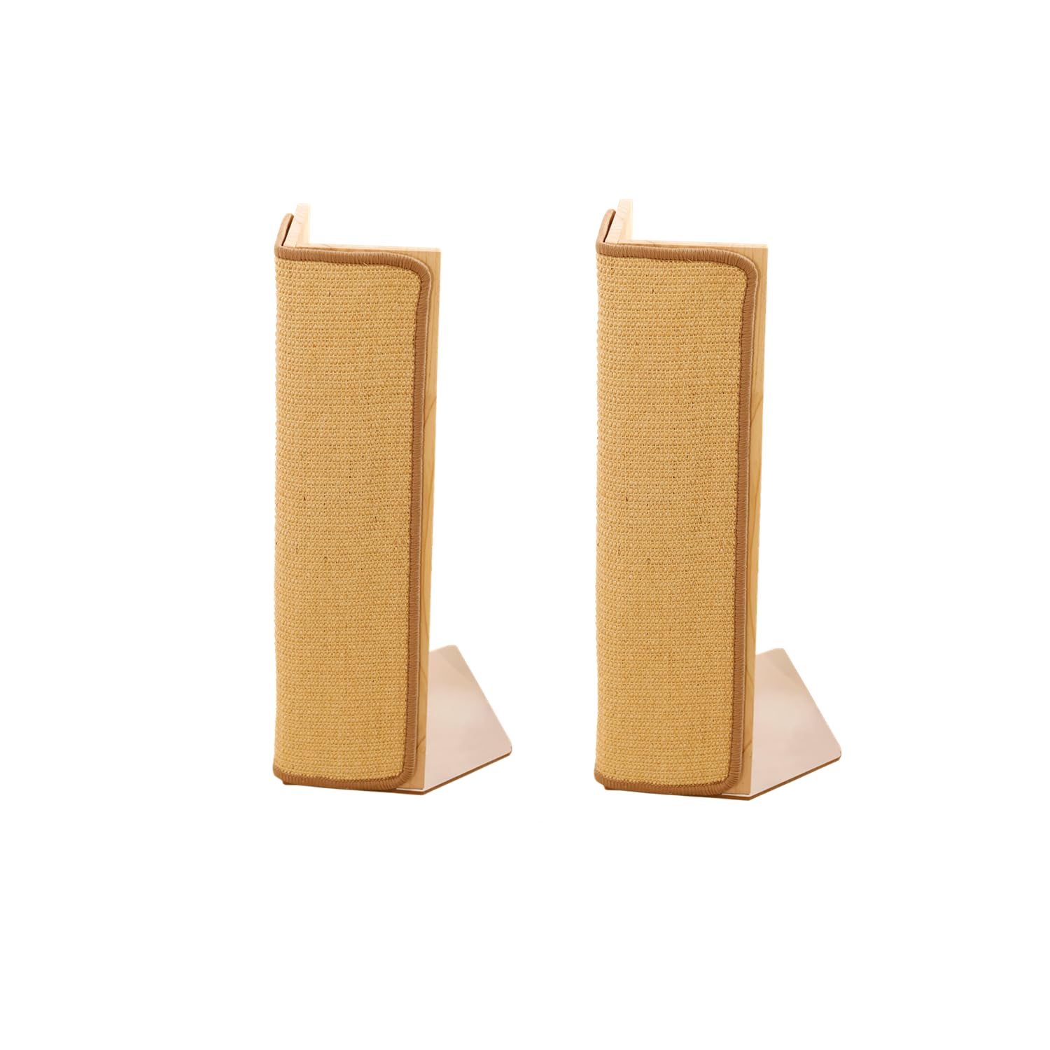 SHENGOCASE 2-Pack 24.5" Tall Sofa Couch Corner Cat Sisal Scratcher, Scratching Post,Scratch Post, Couch Protector, Replaceable Scratch Pad Mat