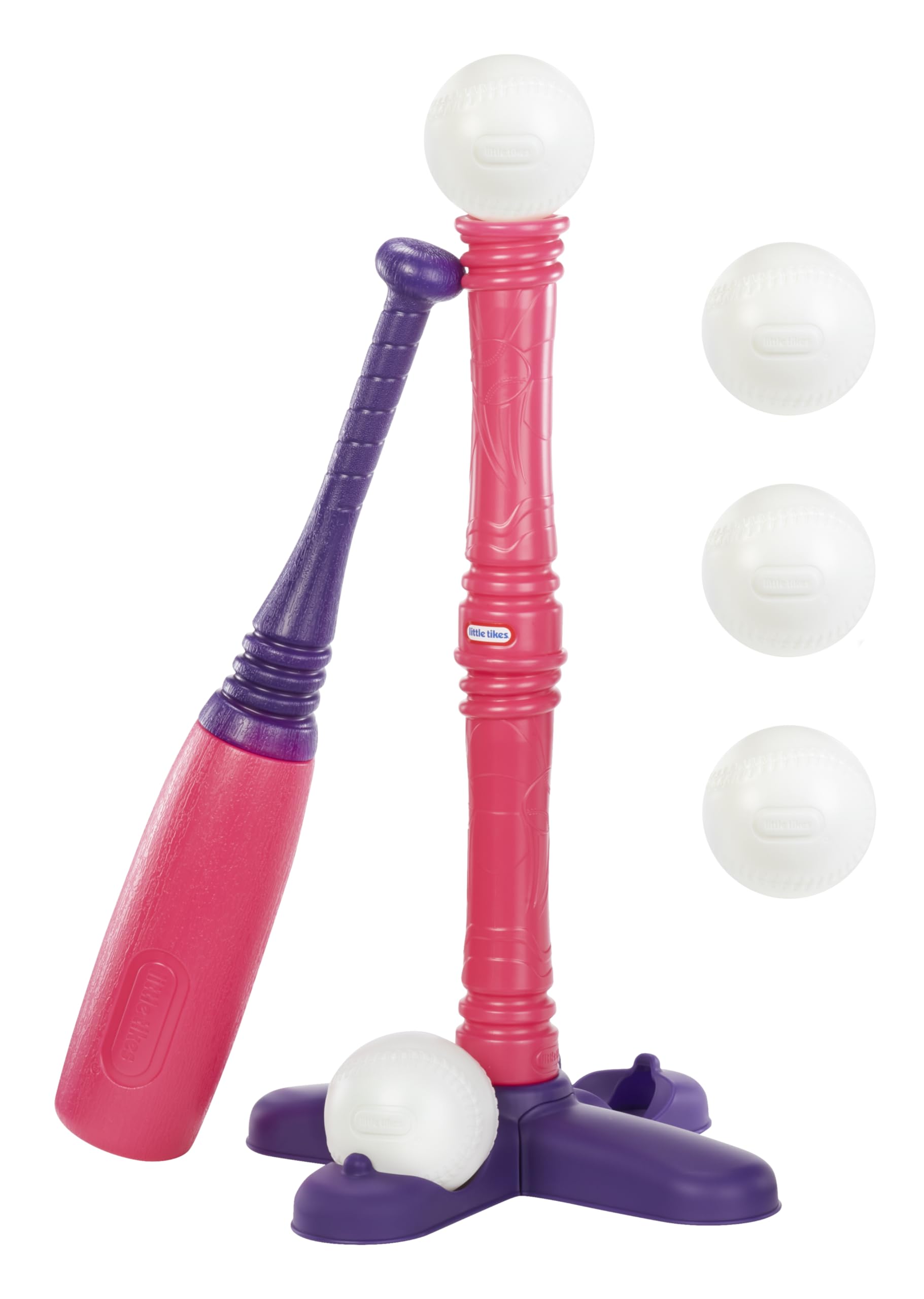 Little Tikes T-Ball Set, Pink, 5 Balls, for Toddlers Ages 18+ Months – Amazon Exclusive