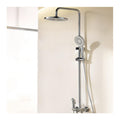 Shower System, Wall Mounted Bathroom Shower Faucet Set 4 Functions Shower Fixtures Chrome Shower Kit with Valve and 3 Modes Handheld Shower Head