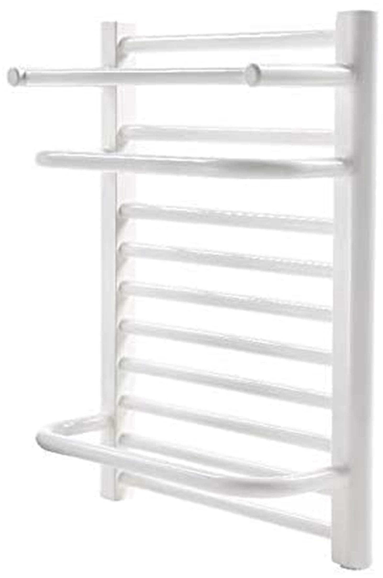 Heated Towel Rail Rails Towel Warmer,Electric Towel Rack, Household Bathroom Wall-Mounted Constant Temperature Low Carbon Steel Towel Heater, Electric Towel Hanging 2 in 1 Drying