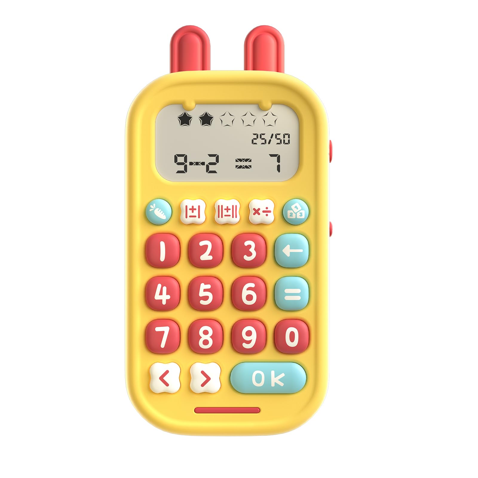 alilo Math Games for Kids Ages 5-12, Portable Math Toys for Practicing Addition, Subtraction, Multiplication and Division, Fun Educational Toy with 5 Modes, 19 Math Games, and 50K Math Questions