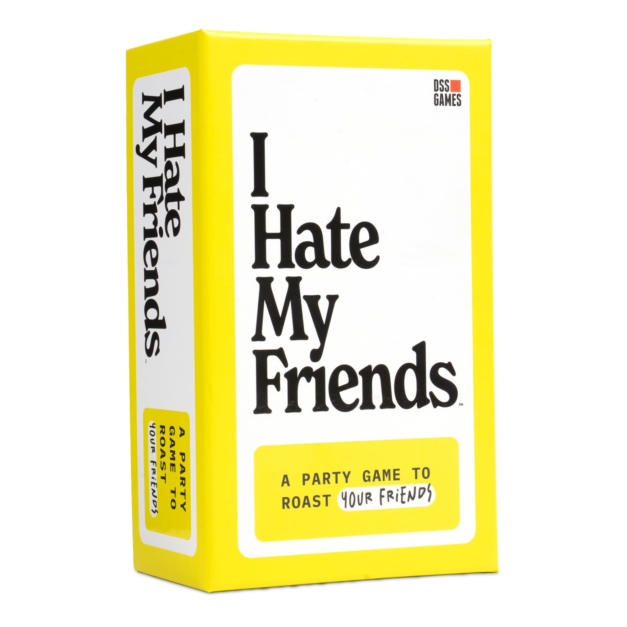 DSS Games I Hate My Friends [Hilarious Roast Party Game for Adults | Funny Friend Card Game for Game Night, Bachelorette Parties, College Parties & Girls Trips | Ages 17+ | 3+ Players]