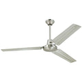 Westinghouse Lighting 7861400 Industrial 56-Inch Indoor 3 Blade Ceiling Fan in Brushed Nickel, Steel Blades