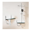 Bathroom Shower Faucet Set, Digital Display Shower System 4 Function Shower Fixtures Shower Kit with 3 Modes Handheld Shower Head, 2 Modes Bidet Sprayer