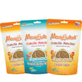 Meowijuana Crunchie Munchie Catnip Treats Bundle | 2 Chicken and 1 Seafood Medley | Made with Organic Catnip | Produced in The USA | Low Calorie Cat Snack