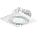 Bathroom Exhaust Fan with Light 165CFM Quiet 1.2 Sones | Bathroom Vent Fan with Light Ceiling Mount 3CCT 1400lm LED Light 9.84"x9.84" Cutout for Bathroom Laundry Shower
