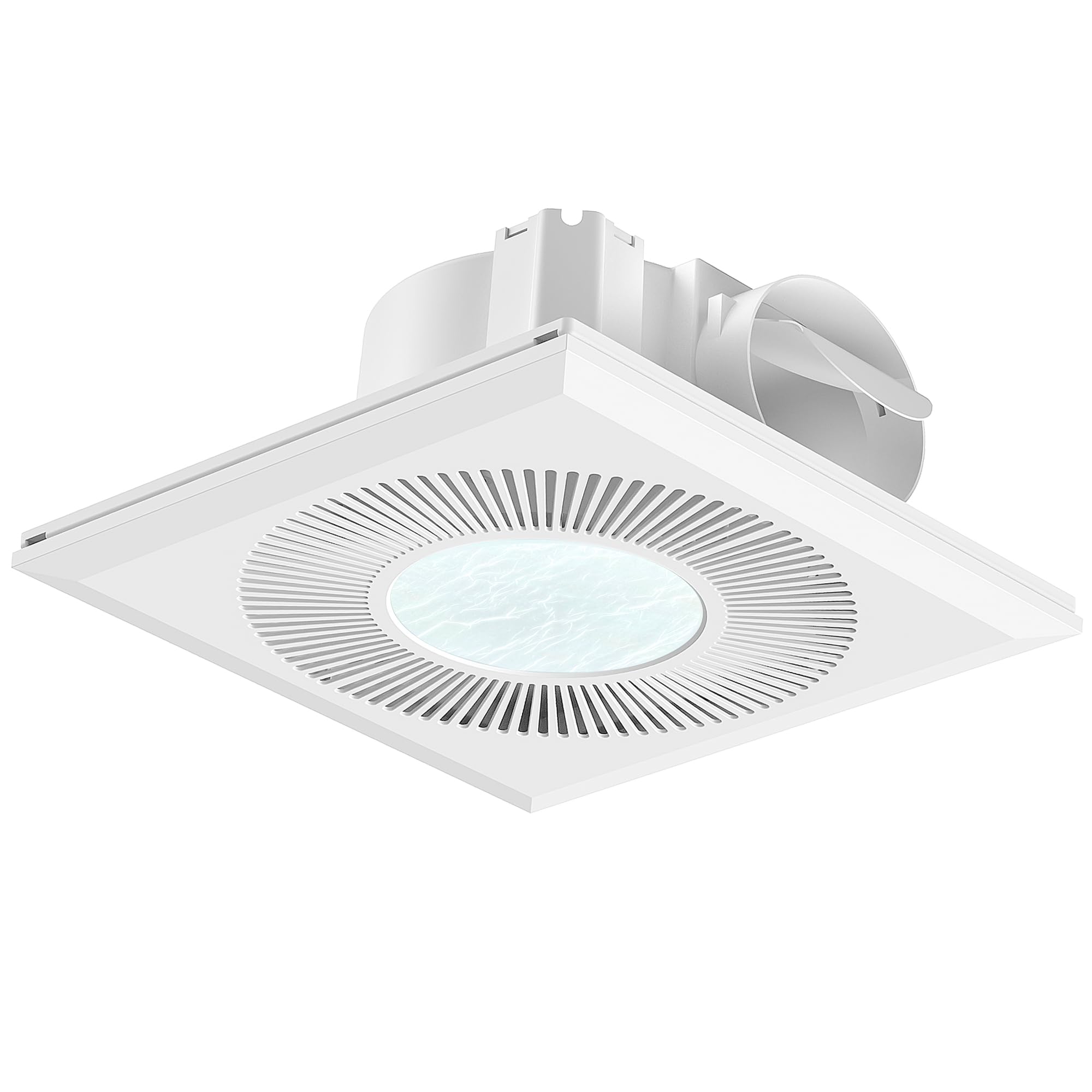 Bathroom Exhaust Fan with Light 165CFM Quiet 1.2 Sones | Bathroom Vent Fan with Light Ceiling Mount 3CCT 1400lm LED Light 9.84"x9.84" Cutout for Bathroom Laundry Shower
