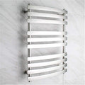 LUNEZY Heated Towel Rail Rails Towel Warmer,Towel Rack, Towel Warmer Electric Wall Mounted Stainless Steel 10-Bar IP56 Waterproof Rapid Heating Towel Dryer Home Bathroom Accessories