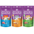 Wellness Lickable Treats Soft Puree Natural Grain Free Adult Cat Treats, Variety Pack, Contains 18-0.4 Ounce Squeezable Tubes (Chicken,Duck & Tuna)