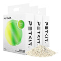 PETKIT Upgraded Clump+ Tofu Mixed Cat Litter, Water Flushable,Ultra Absorbent and Fast Drying, 100% Natural Ingredients Clumping Litter, Dust-Free Low Tracking Bentonite Litter (5.29lb×3bags)