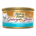 Purina Fancy Feast Gravy Lovers Salmon and Sole Feast Grilled Gourmet Cat Food in Wet Cat Food Gravy - (Pack of 24) 3 oz. Cans