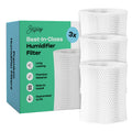 Shipley Humidifier Replacement Filters Compatible with Canopy Bedside & Nursery Humidifier - Wood Pulp Wicking Paper with Dust Pre-Filter Layer, Replace Every 6 Weeks, 3-Pack