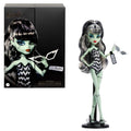 Barbie Monster High x Frankie Stein Doll with Original Inspired Swimsuit and Solo in the Spotlight Black Evening Dress, Accessories