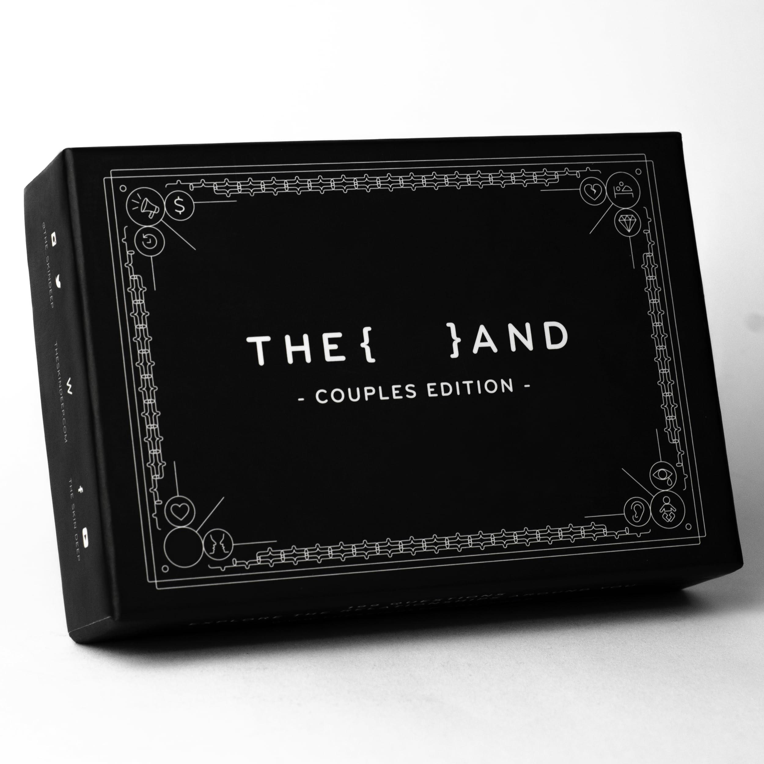 {THE AND} Couples Edition - 199 Meaningful Conversation Cards for Couples - Questions to Deepen Connection & Build Relationships - Date Night Card Game for Adults By The Skin Deep