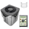 Universal Air Conditioner Cover 36x36, Central AC Unit Screen, Outdoor Heat Pump Protector & Leaf Guard Mesh for Round Compressor